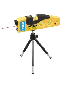 1 - Mini livella laser con trepiede Fervi 0449