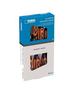 1 - Serie 8 giraviti cacciaviti torx T7-T30 Fervi 0881/308