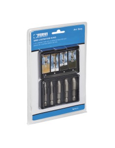 1 - Set 5 pz estrattori viti in hss da 2 - 12 mm Fervi e003