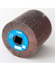 1 - Ruota in tela abrasiva per satinatrice 100 x 100 mm grana 40