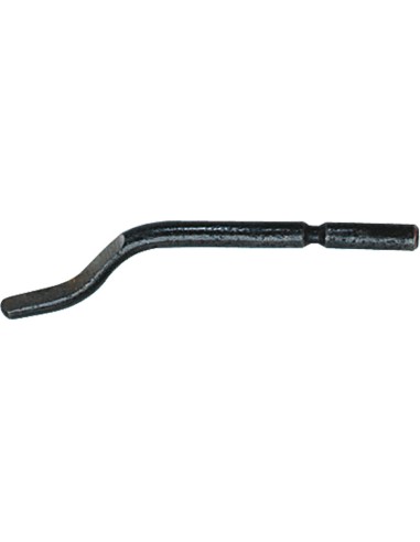 1 - Set 10 lame hss a gambo lungo x sbavatore a mano Fervi s002/e100