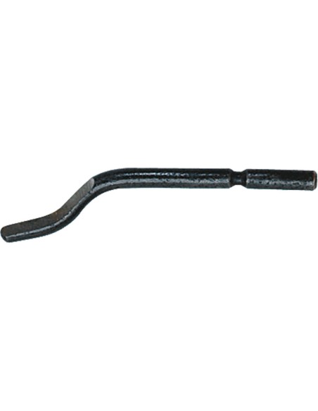 1 - Set 10 lame hss a gambo lungo x sbavatore a mano Fervi s002/e100