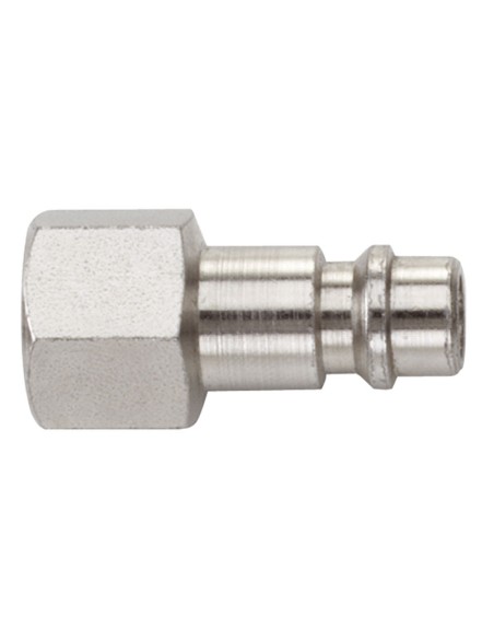 1 - Kit 2 innesto rapido maschio tedesco filettato 1/4 femmina per aria compressa