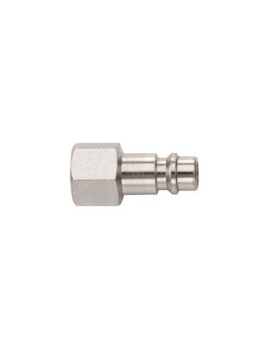 2 - Kit 2 innesto rapido maschio tedesco filettato 1/4 femmina per aria compressa