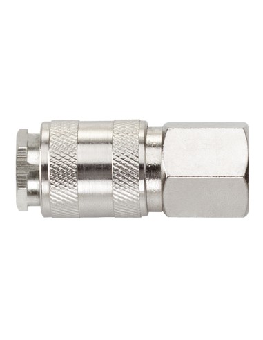 2 - Kit 2 rubinetti rapido universali 1/4 femmina aria compressa Fervi 0785/1f