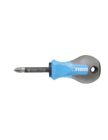 1 - Giraviti a croce con punta diamantata pz2 x 38 mm Fervi d885/2038