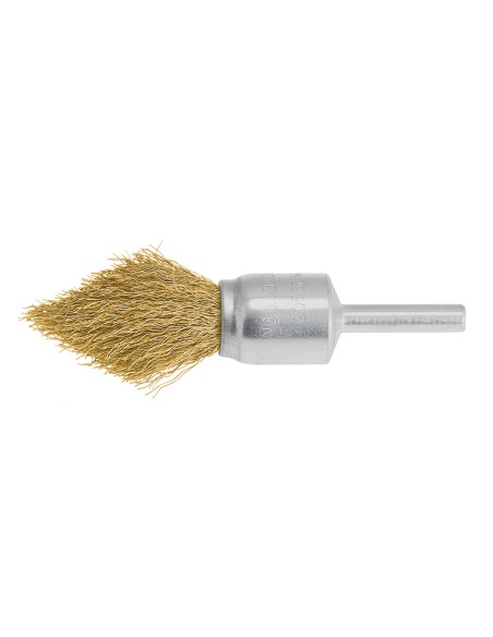 1 - Spazzola frontale a punta filo metallico 12 mm x trapano Fervi sfp012