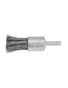 1 - Spazzola frontale a mazzetti metallici  ritorti 19 mm x trapano Fervi sfr019