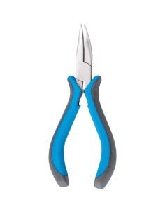 1 - Pinza a becchi curvi 125 mm per elettronica di precisione Fervi 0020/2