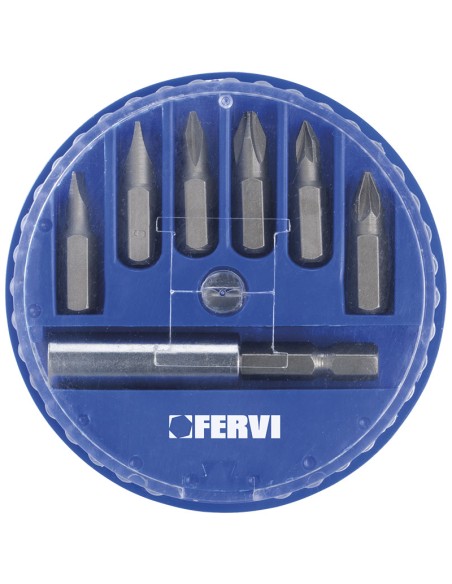 1 - Serie inserti per avvitatori 1/4 Fervi 0089