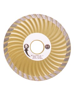 1 - Disco diamantato turbo per edlizia 115 mm Fervi 0709
