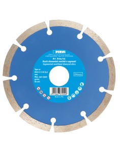 1 - Disco diamantato a settori per edilizia 230 mm Fervi d054/230