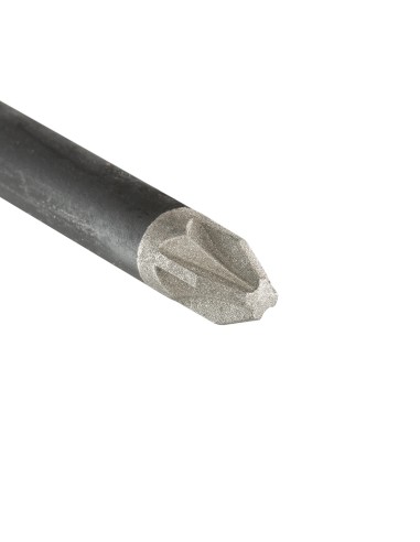 2 - Giraviti a croce con punta diamantata pz1 x 75 mm Fervi d885/1075