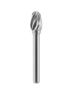 1 - Lima rotativa hm ovale alluminio 10x16 mm gambo 6 Fervi e10al6