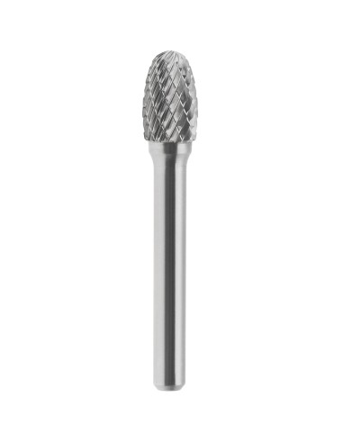 1 - Lima rotativa hm ovale incrociato 10x16 mm gambo 6 Fervi e10dc6