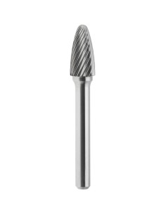 1 - Lima rotativa hm ogiva punta arrotondata standard 12x25mm gambo 6 Fervi f12sc6