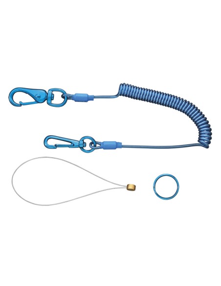 1 - Spirale con gancio di sicurezza per utensili Fervi g009