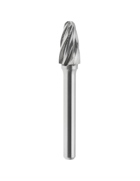 1 - Lima rotativa hm ogiva punta arrotondata alluminio 12x25mm gambo 6 Fervi f12al6