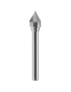 1 - Lima rotativa hm conica 60 gradi standard 10x8 mm gambo 6 Fervi j10sc6