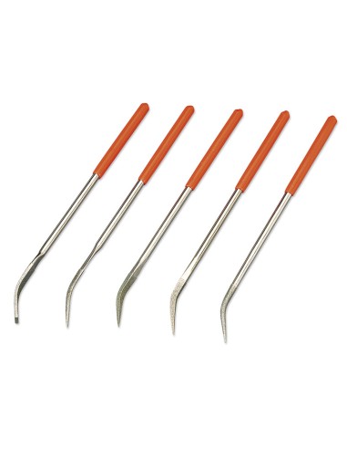 1 - Serie 5 lime ago diamantate curve 140 mm Fervi l011