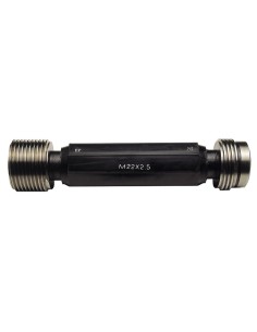 1 - Tampone filettato metrico 6h doppio passa non passa m16x2 Fervi t04916x2