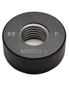 1 - Anello filettato 6g tipo passa metrico 10 x 1 mm Fervi a01710x1