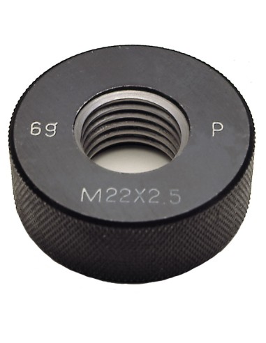 1 - Anello filettato 6g tipo passa metrico 5 x 0.8 mm Fervi a0175x0.8