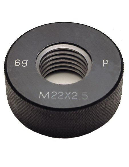 1 - Anello filettato 6g tipo passa metrico 5 x 0.8 mm Fervi a0175x0.8