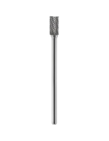 1 - Lima rotativa hm cilindrica incrocato lunga 2x20 mm gambo 3 Fervi b02dc3l
