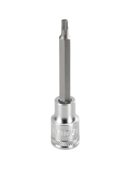 1 - Chiave a bussola con inserto lungo xzn m5 3/8 Fervi bn444l005a