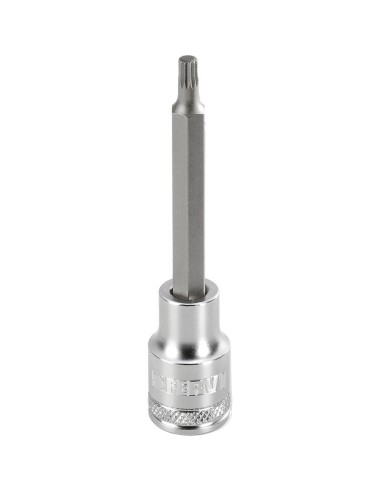 1 - Chiave a bussola con inserto lungo xzn m9 3/8 Fervi bn444l009a