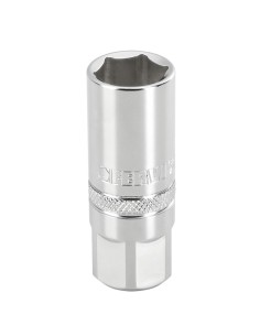 1 - Chiave a bussola lunga per candela 18 mm 1/2 Fervi bn4c3l018a