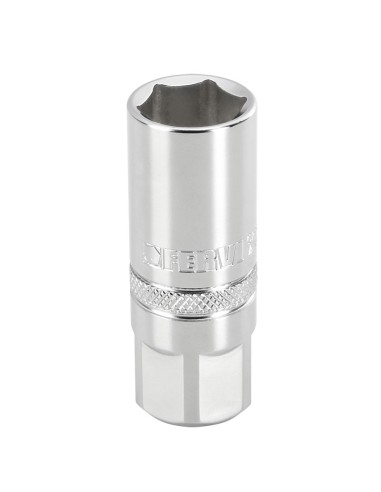 1 - Chiave a bussola lunga per candela 21 mm 1/2 Fervi bn4c3l021a