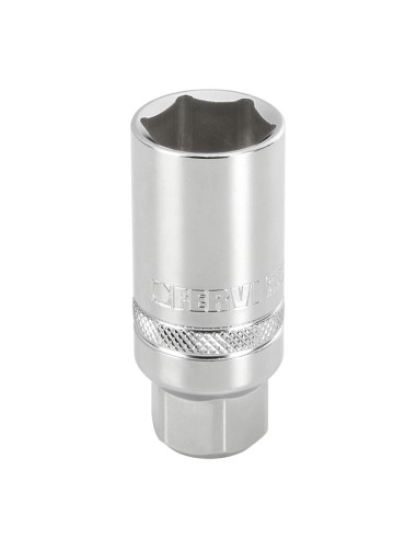 1 - Chiave a bussola lunga per candela 16 mm 3/8 Fervi bn4c4l016a