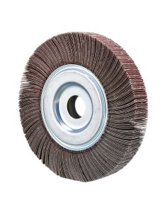 1 - Ruota lamellare in tela con foro 165 x 50 x 25 mm grana 120 Fervi rft165/50120a