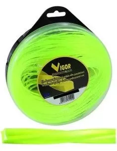 Filo decespugliatore VIGOR spiralato giallo metri 30 diametro 4 mm