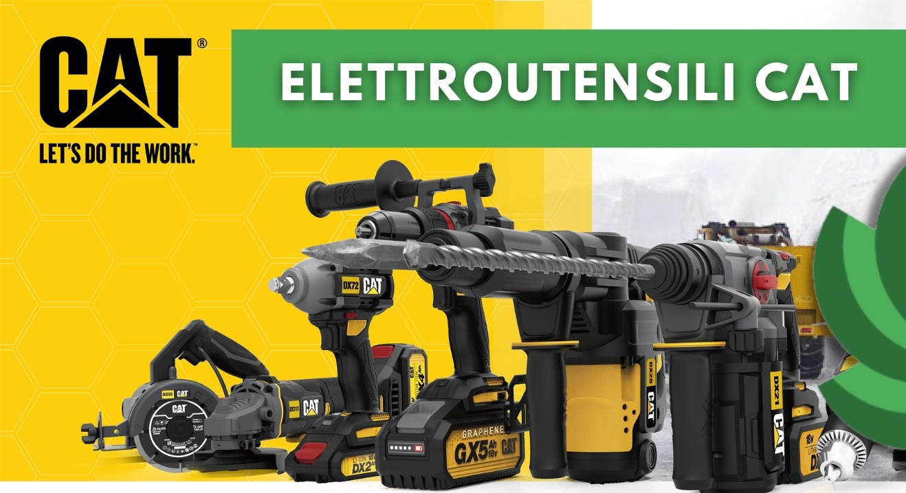 ELETTROUTENSILI CAT: POTENZA E AFFIDABILITA' PER PROGETTI EDILI E PER IL CANTIERE